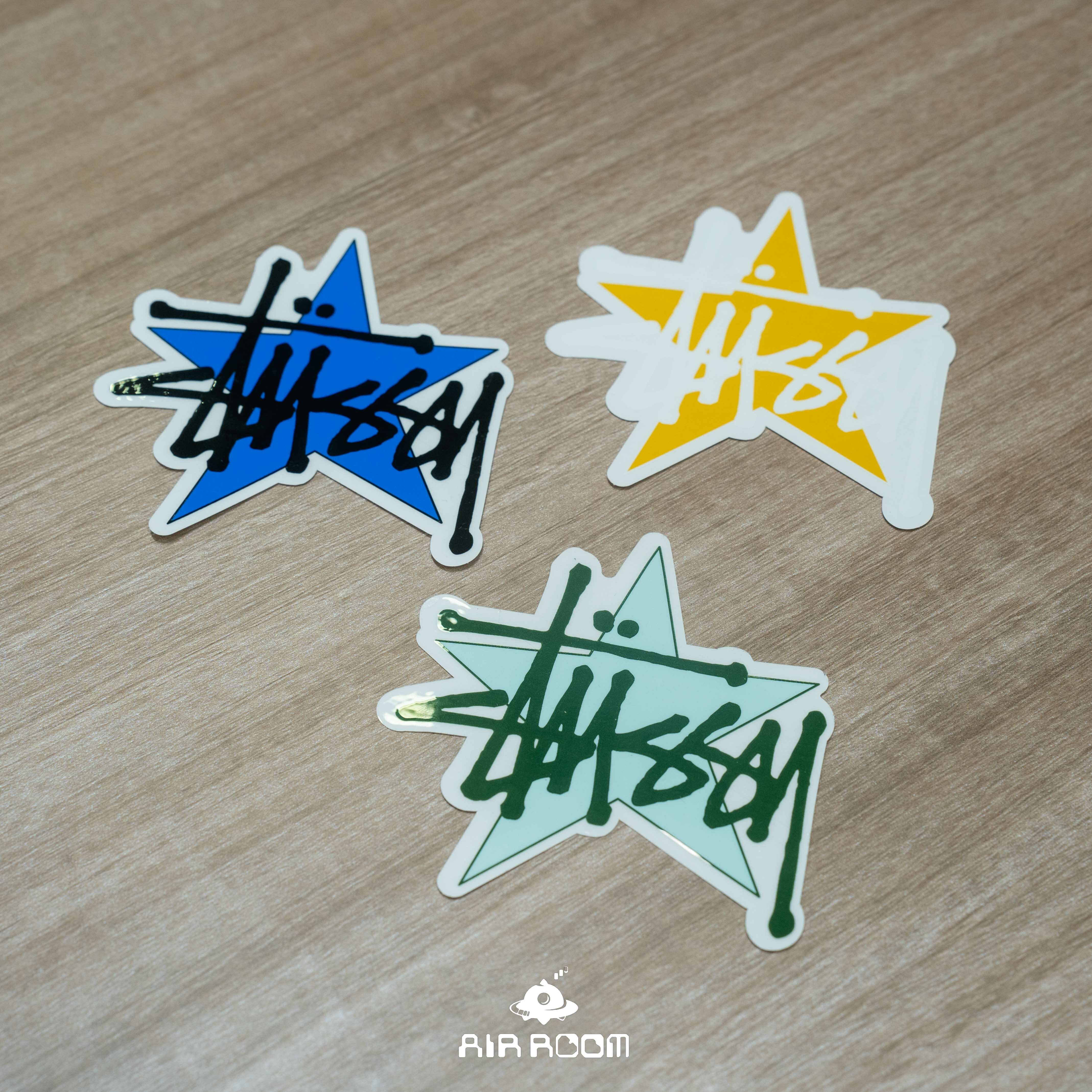 2023AW STUSSY Logo 星星 貼紙 現貨
