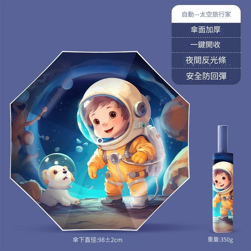 零雨自動三折雨傘 (350g)