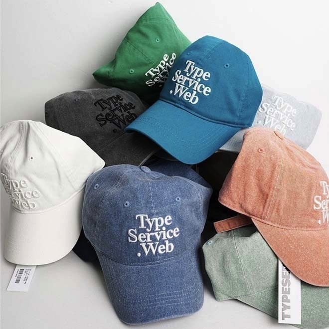 韓國街頭必備 typeservice 經典老帽