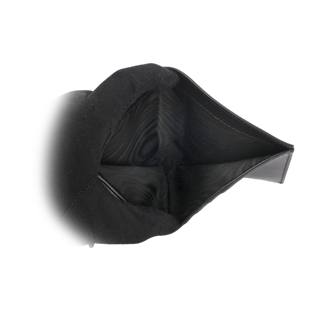 【PRADA】三角牌Logo 菱格紋牛皮對開8卡短夾(黑色) 2MO004 2D0F F0002