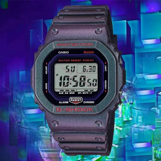 Casio G-Shock DW-B5600AH-6 手錶 (香港行貨)