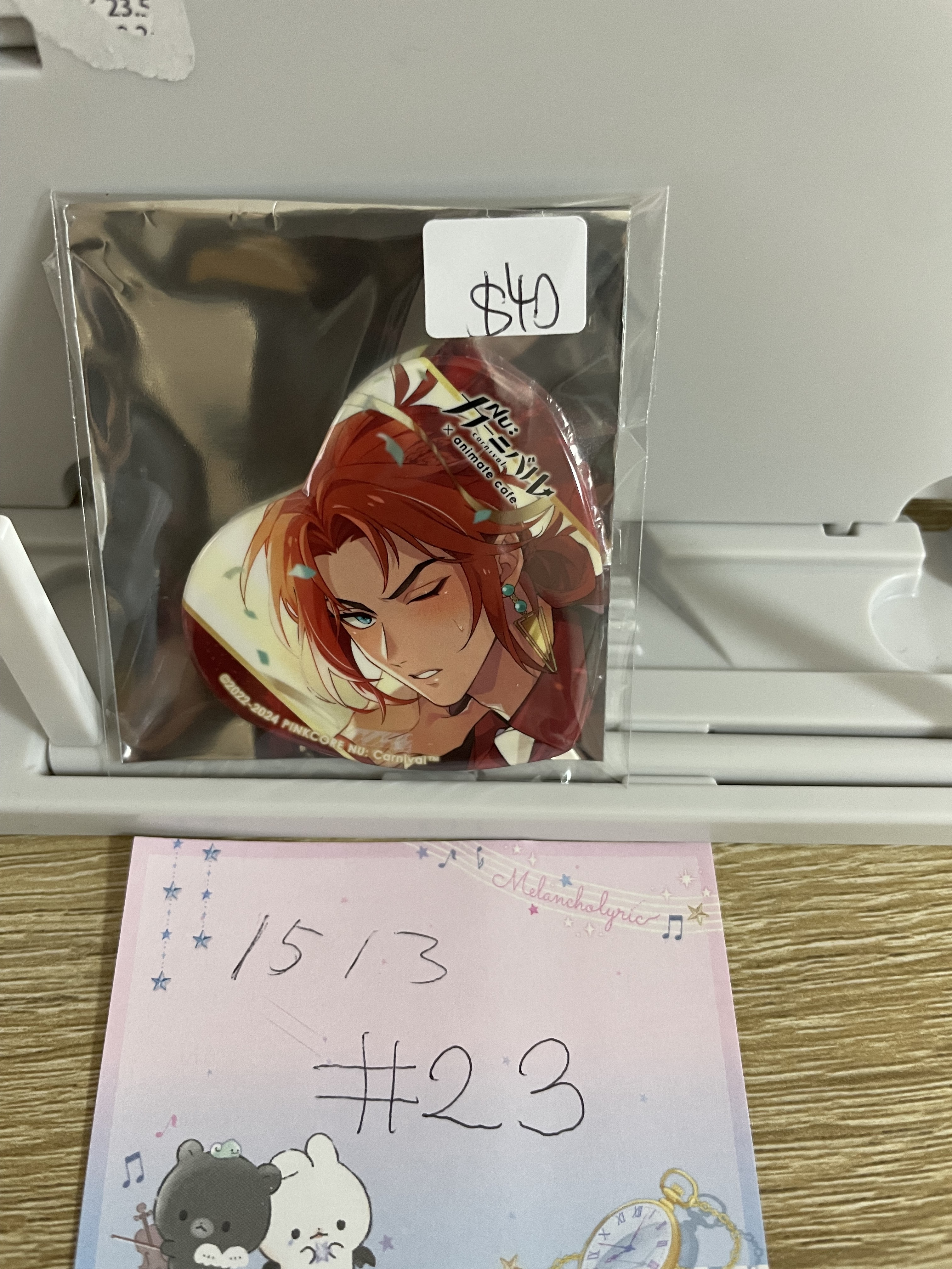 新世界狂歡 dante 襟章#23