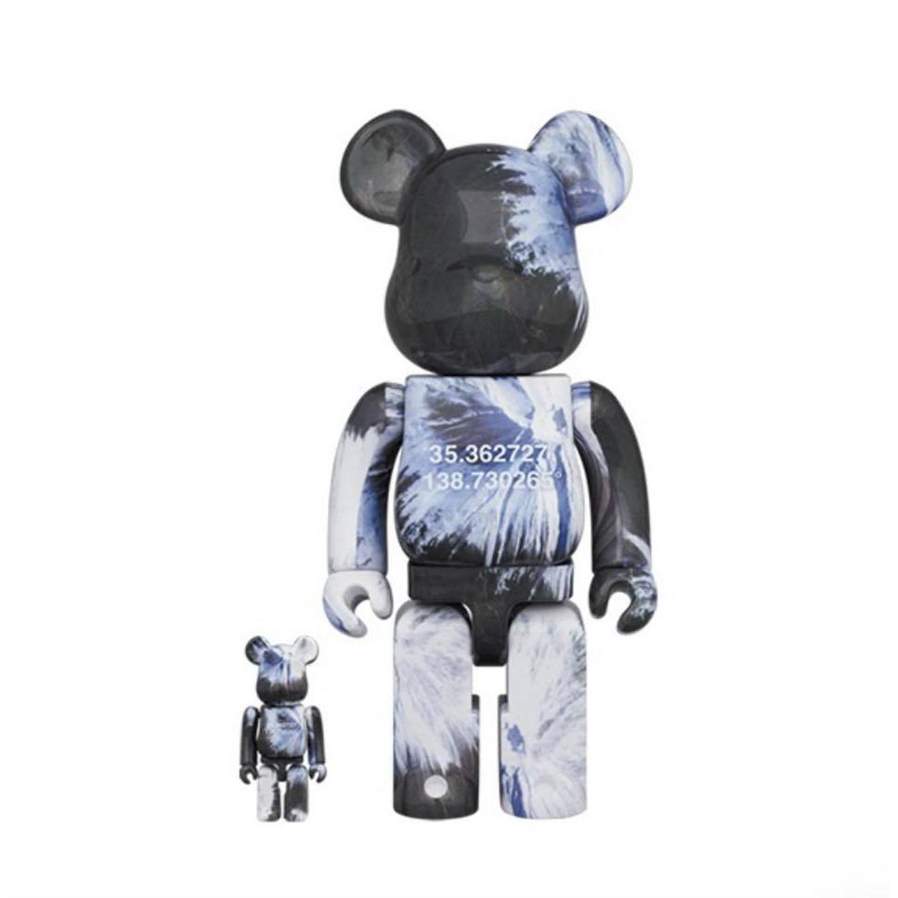 BE@RBRICK FUJI OVERVIEW 日本富士山衛星圖庫柏力克熊100% & 400%