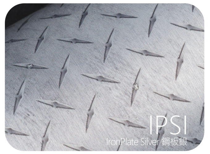 LIFE+GUARD IPSI IronPlate Silver 鋼板銀 工業風格貼膜樣式，適用於相機、鏡頭與 3C 裝置表面保護與風格打造