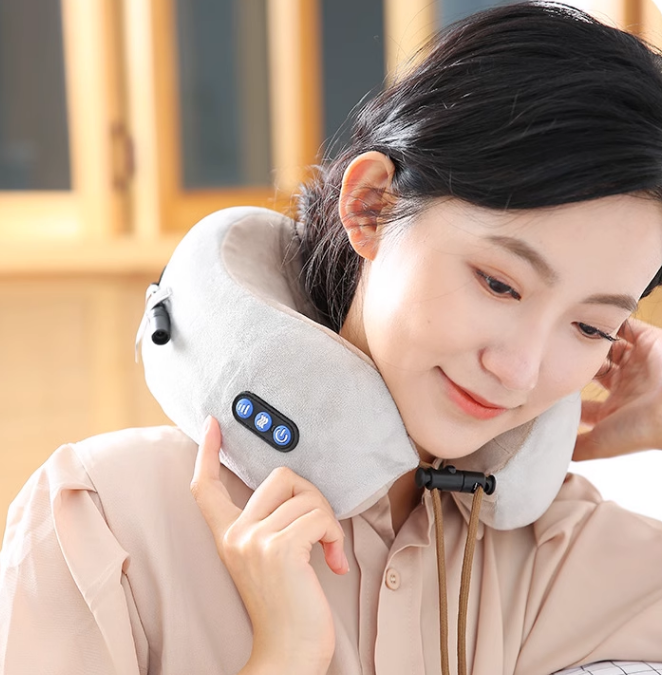 歆瑤多功能U型頸部按摩枕 (豪華款, 0.8kg)