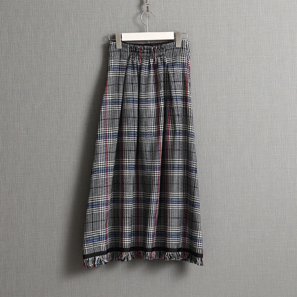 設計師格紋A字裙