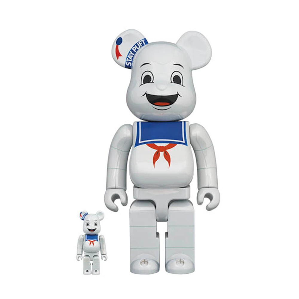 BE@RBRICK Stay Puft Marshmallow Man 棉花糖 庫柏力克熊 100% & 400%