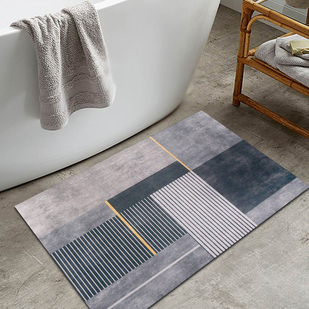 科技絨舒柔吸水地墊-北歐簡曰BS-897