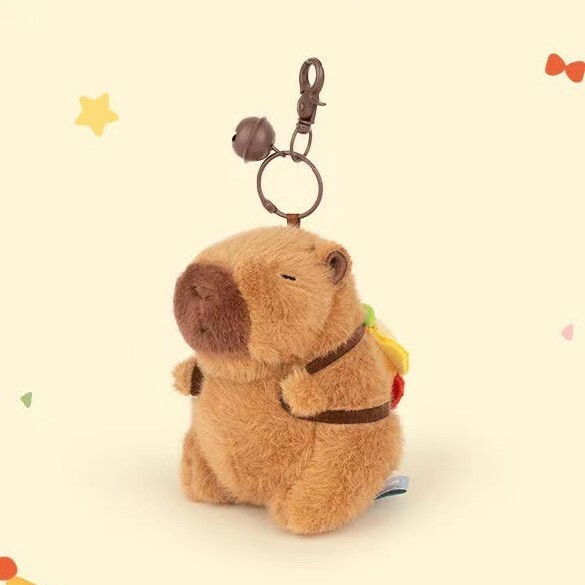 《3824》可愛造型卡皮巴拉鑰匙圈吊飾