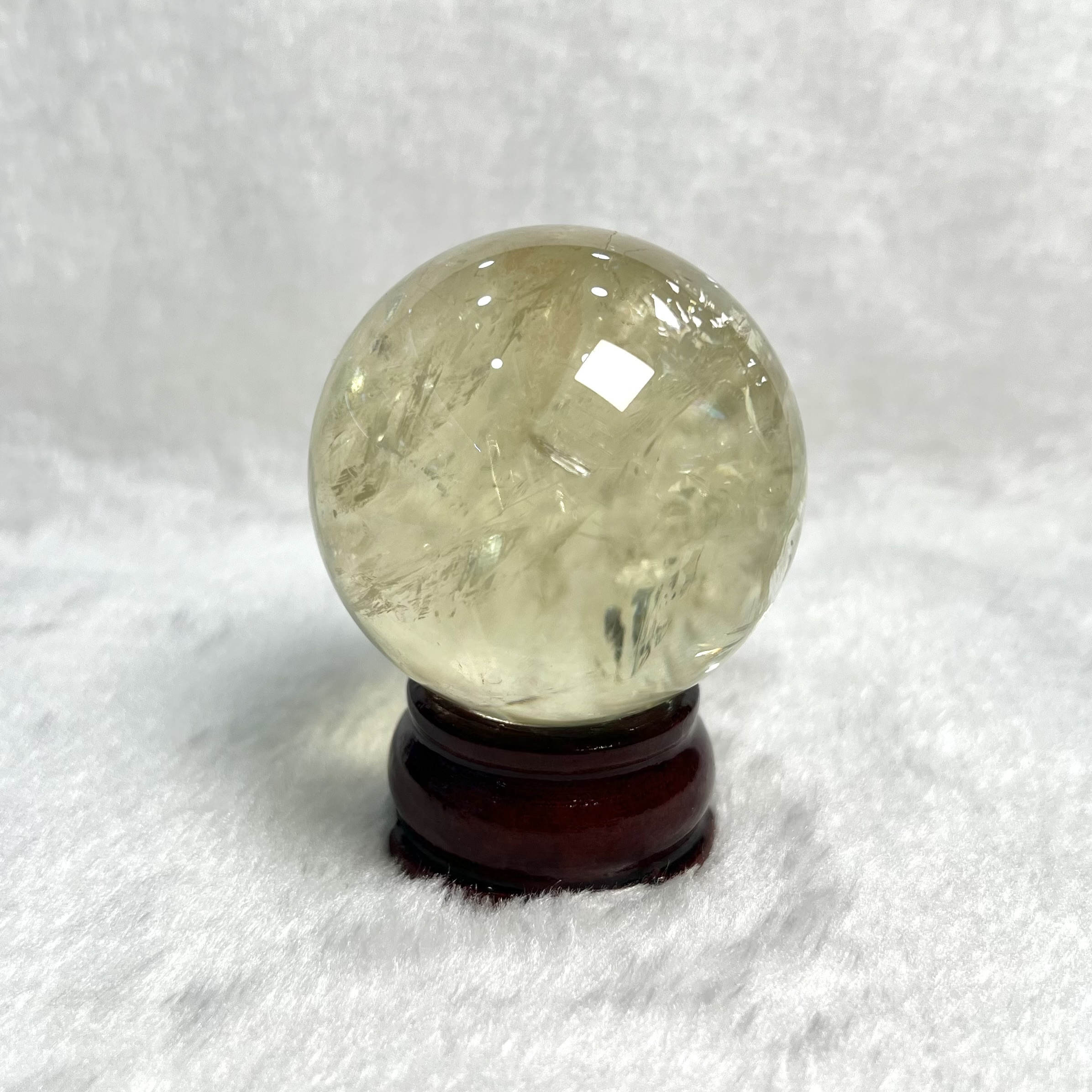 黃水晶球 5.6cm #A406