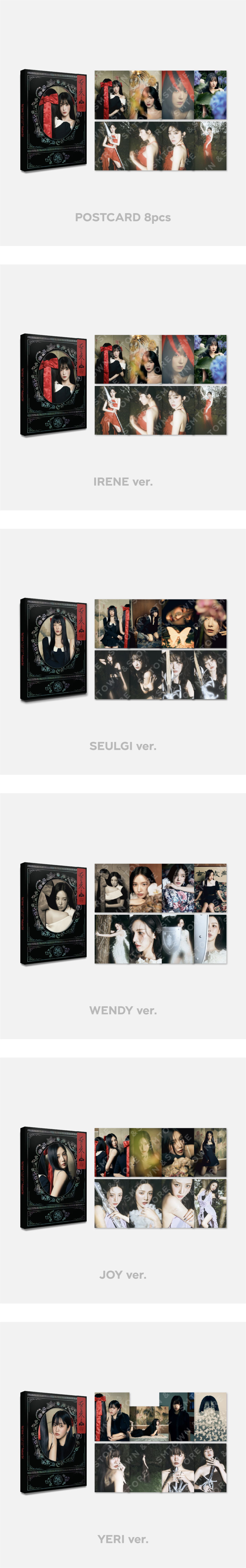 Red Velvet Chill kill postcard set