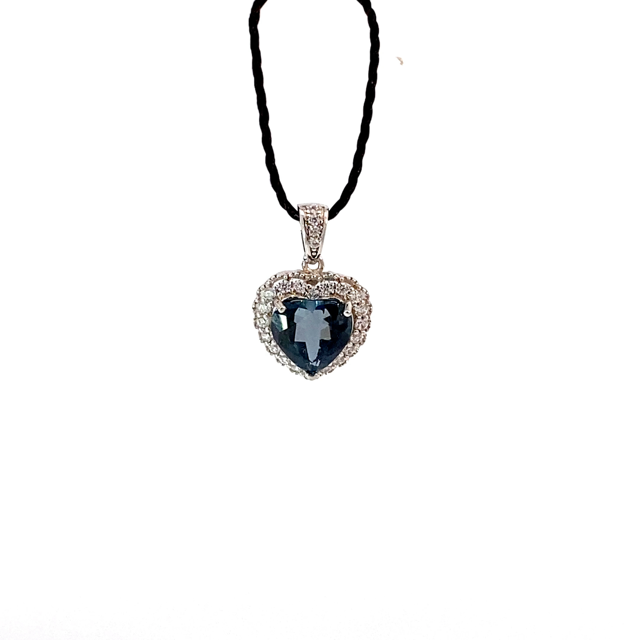 倫敦藍托帕吊墜