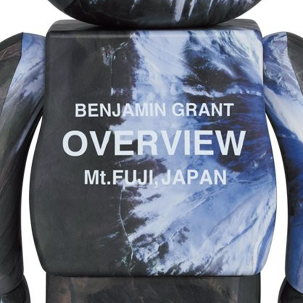BE@RBRICK FUJI OVERVIEW 日本富士山衛星圖 庫柏力克熊 100% & 400%
