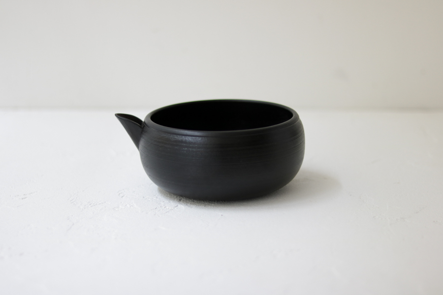 +g 富井貴志-櫻桃木/朴木片口 拭漆