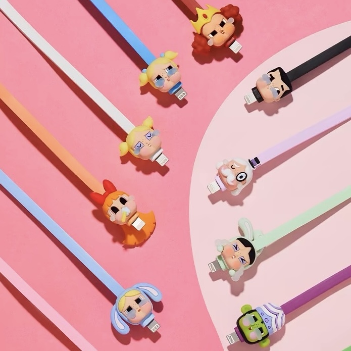 CRYBABY X 飛天小女警 哭娃系列 盲盒 數據線 充電線 TYPE-C iPhone USB / 現貨+預購