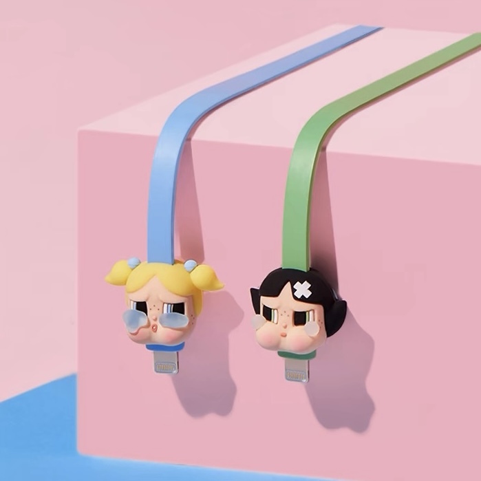 CRYBABY X 飛天小女警 哭娃系列 盲盒 數據線 充電線 TYPE-C iPhone USB / 現貨+預購