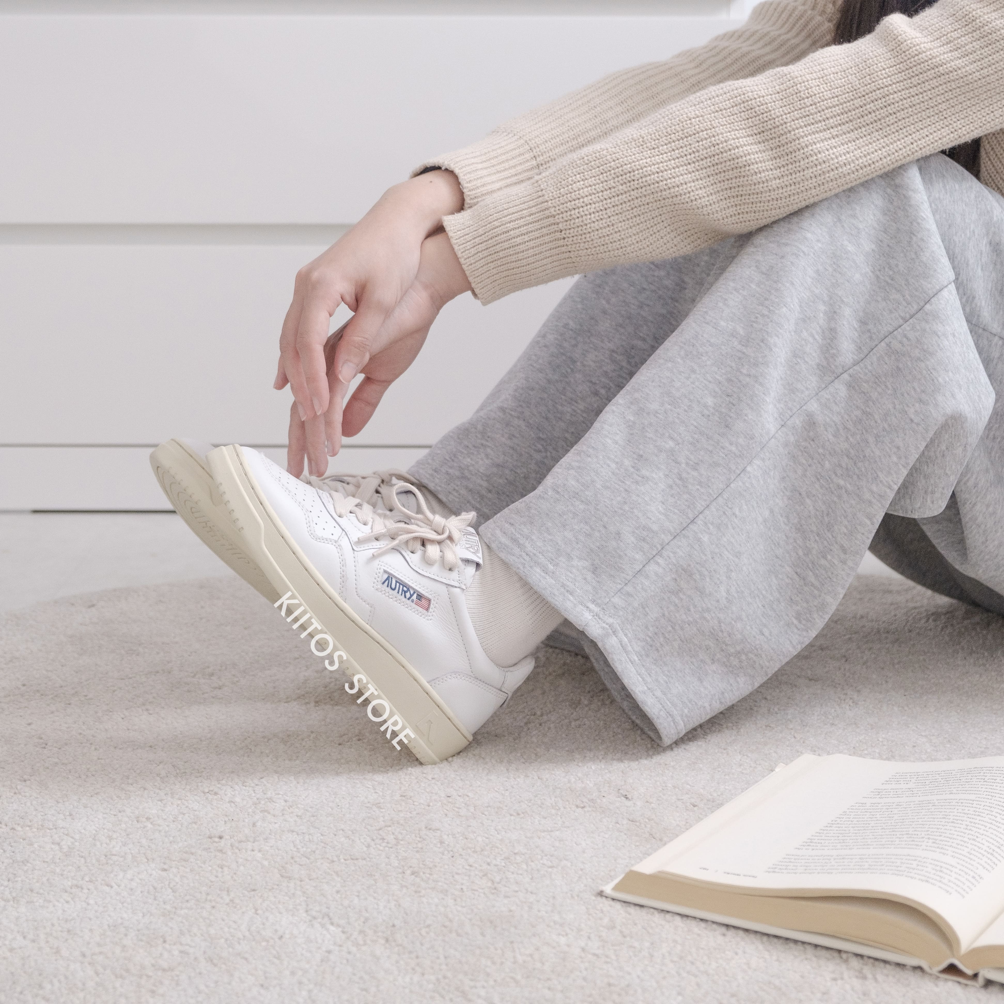 【現貨】Autry Medalist 小白鞋 白色 羊皮