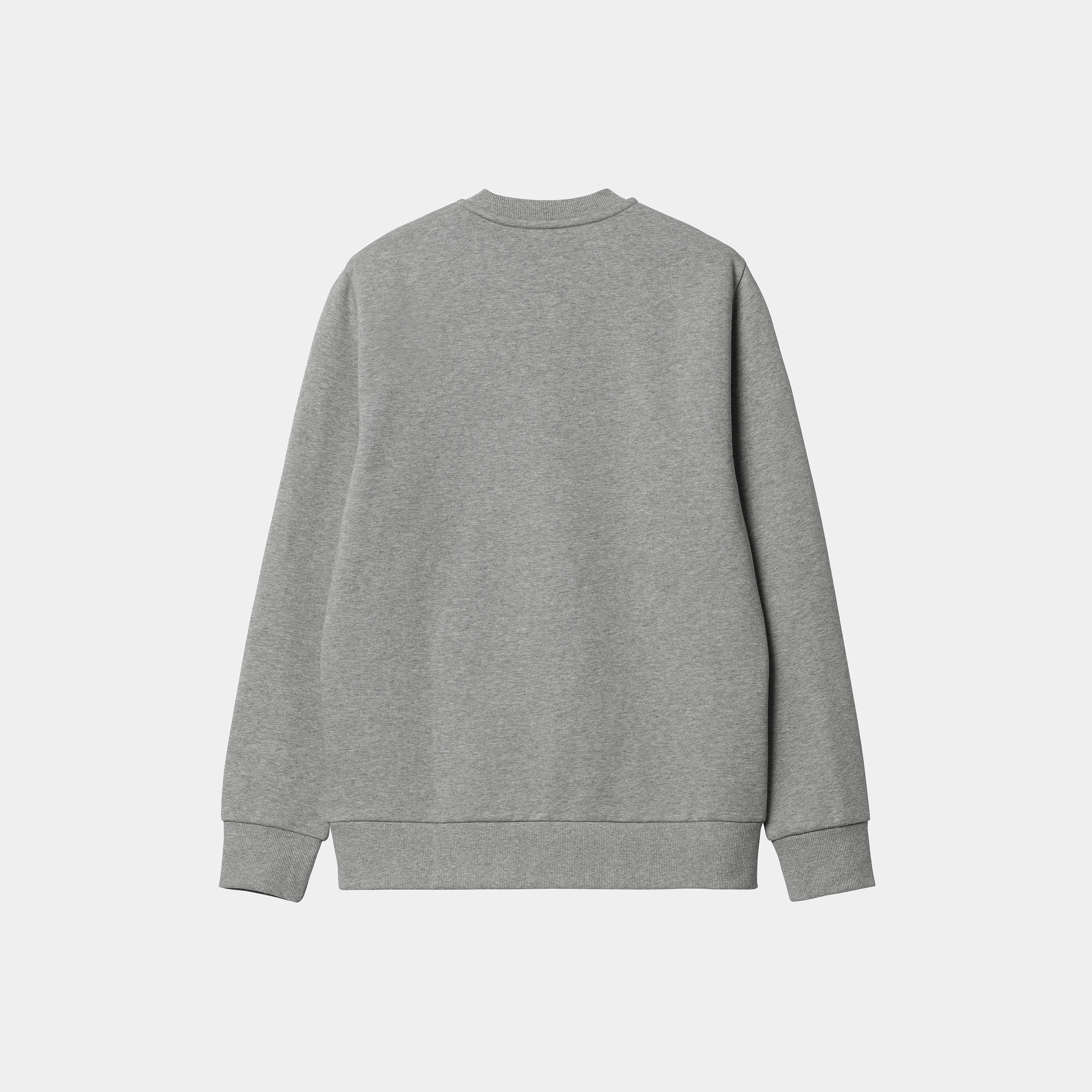 -(E17e01)-CARHARTT WIP SCRIPT EMBROIDERY SWEAT 小字 鋪棉衛衣 灰白-I033657_00D_XX