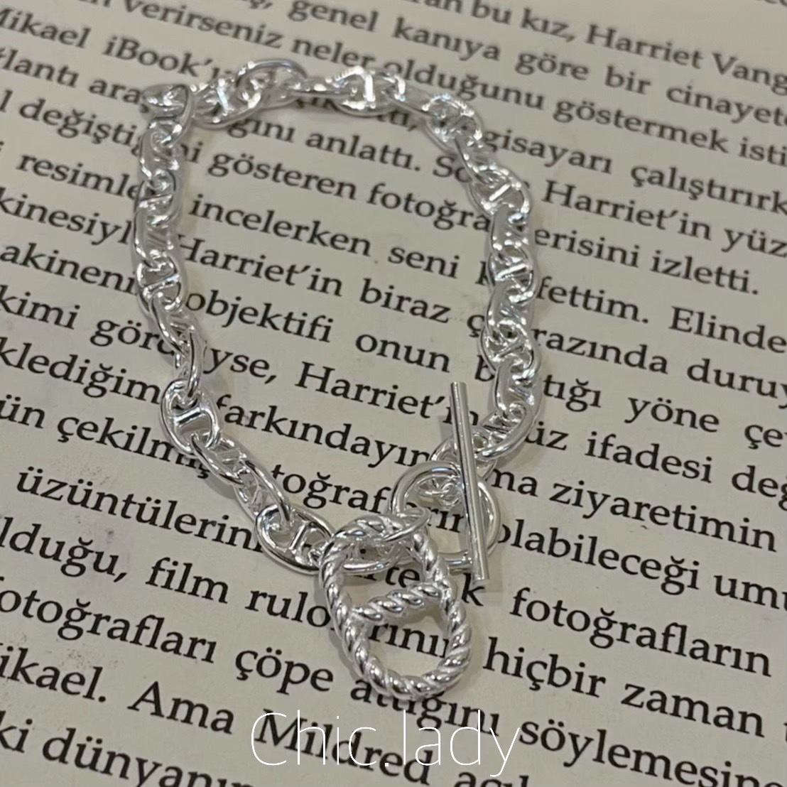 Bracelet | 純銀大豬鼻手鍊