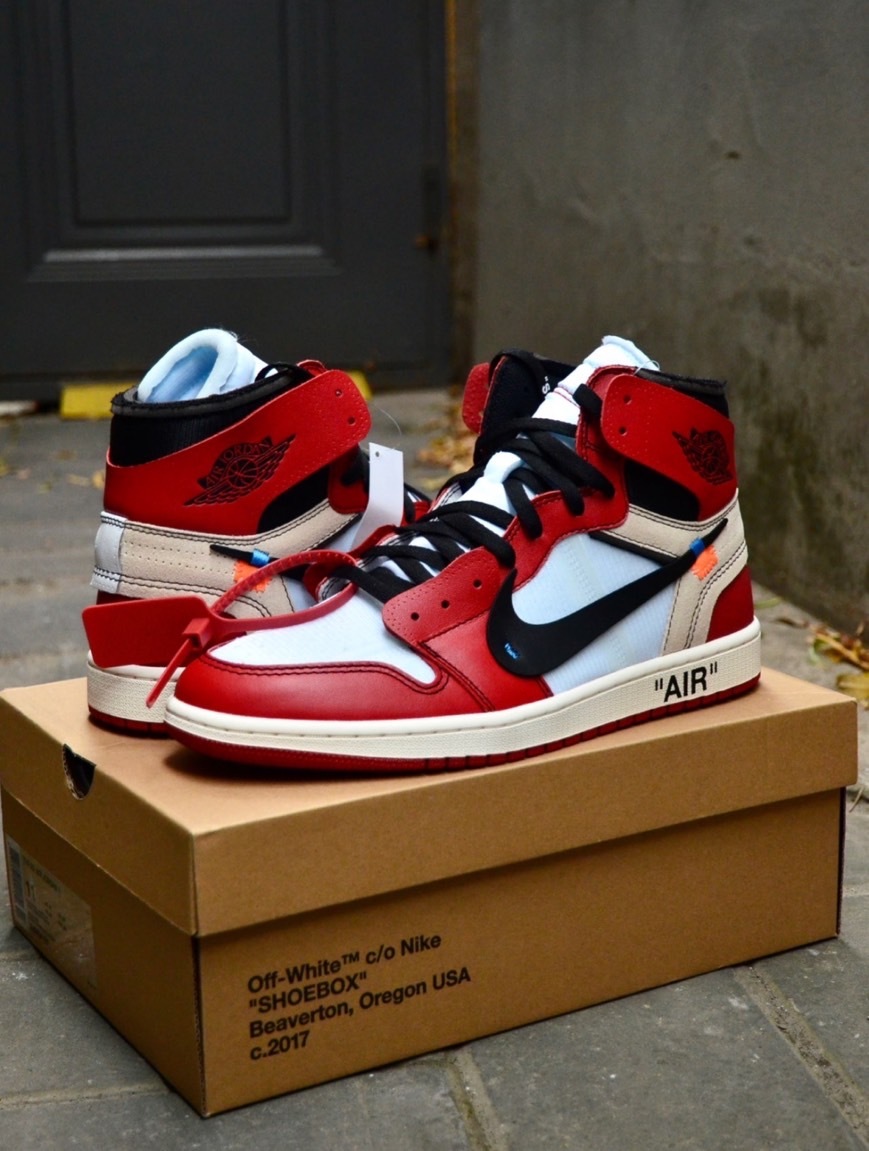 Off-White x Jordan 1 Retro OG The Ten Chicago 芝加哥 黑紅 復古 聯名 AA3834101