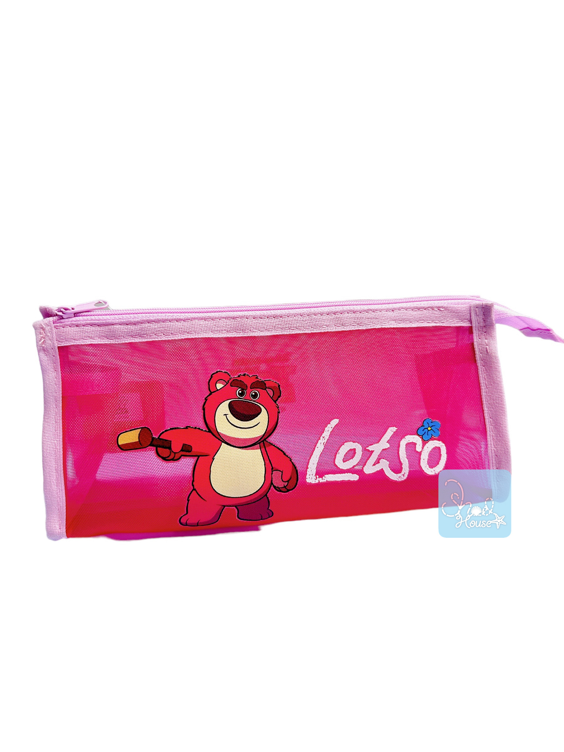 Toystory 勞蘇 Lotso 網紗筆袋