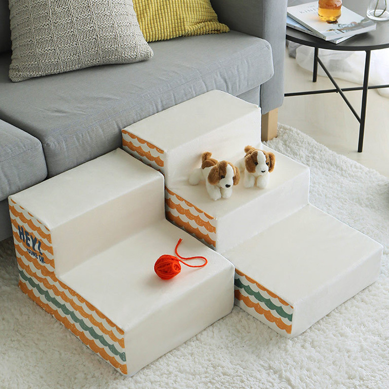 宠物楼梯 高质量 踩不塌的海绵 韩风设计 宠物梯子 二层 三层