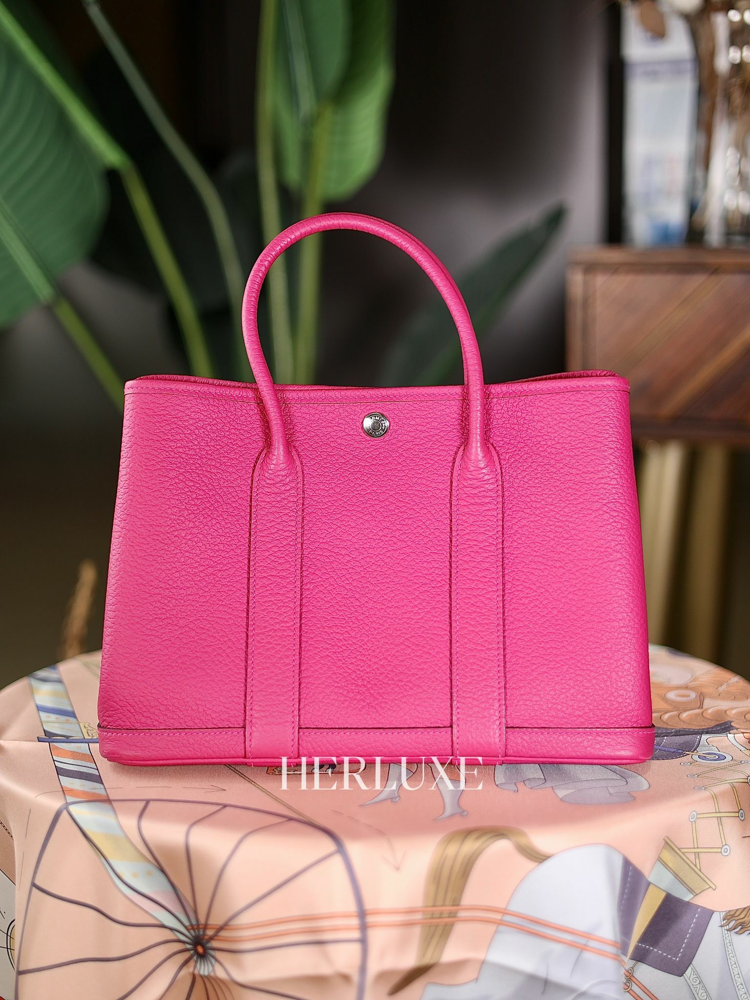 Garden party 30 90 framboise leather D ( 98% new )