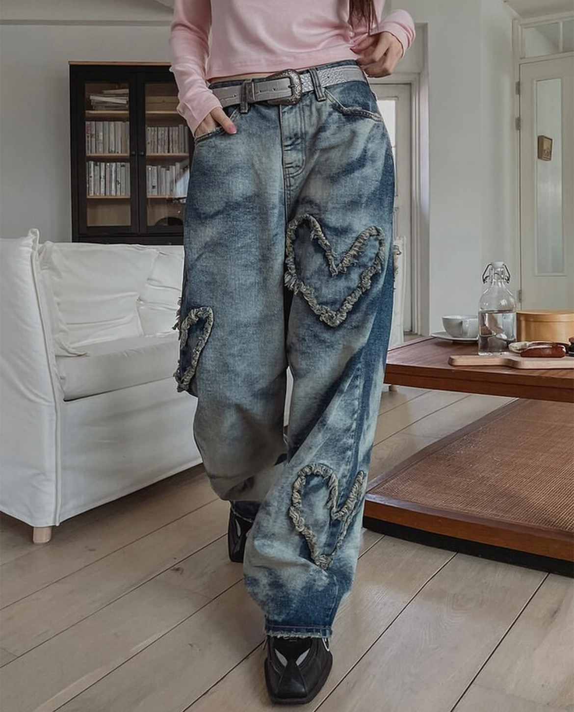 KR VINTAGE HEART DENIM (2 COLORS)