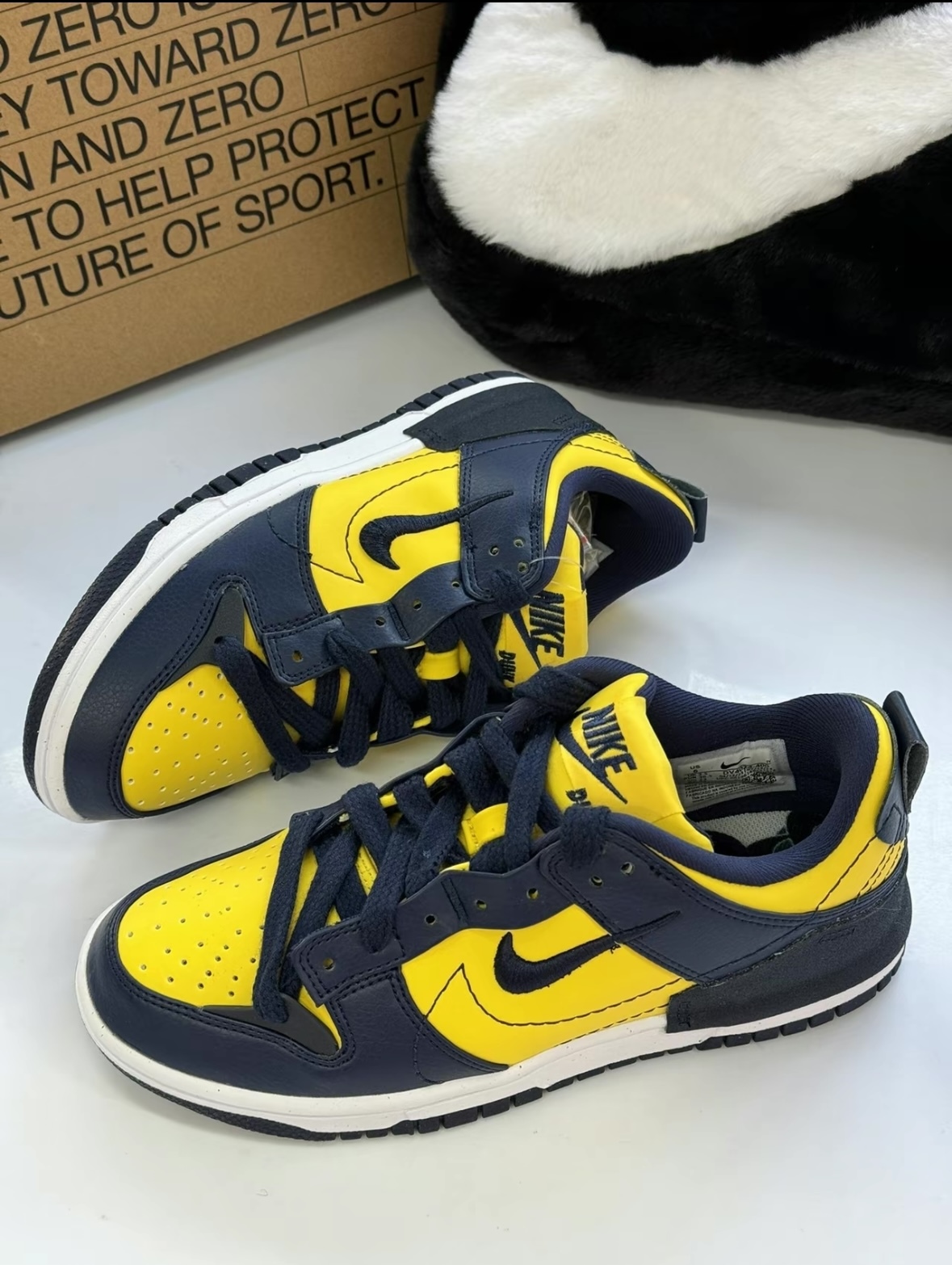 Nike Dunk Disrupt 2 密西根 黃色 深藍色 皮革 解構 DV4024-400/預購
