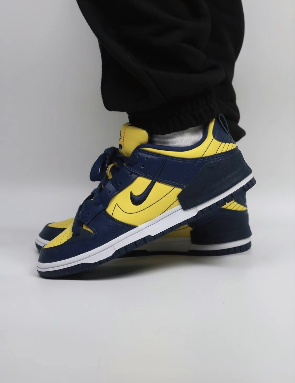 Nike Dunk Disrupt 2 密西根 黃色 深藍色 皮革 解構 DV4024-400/預購