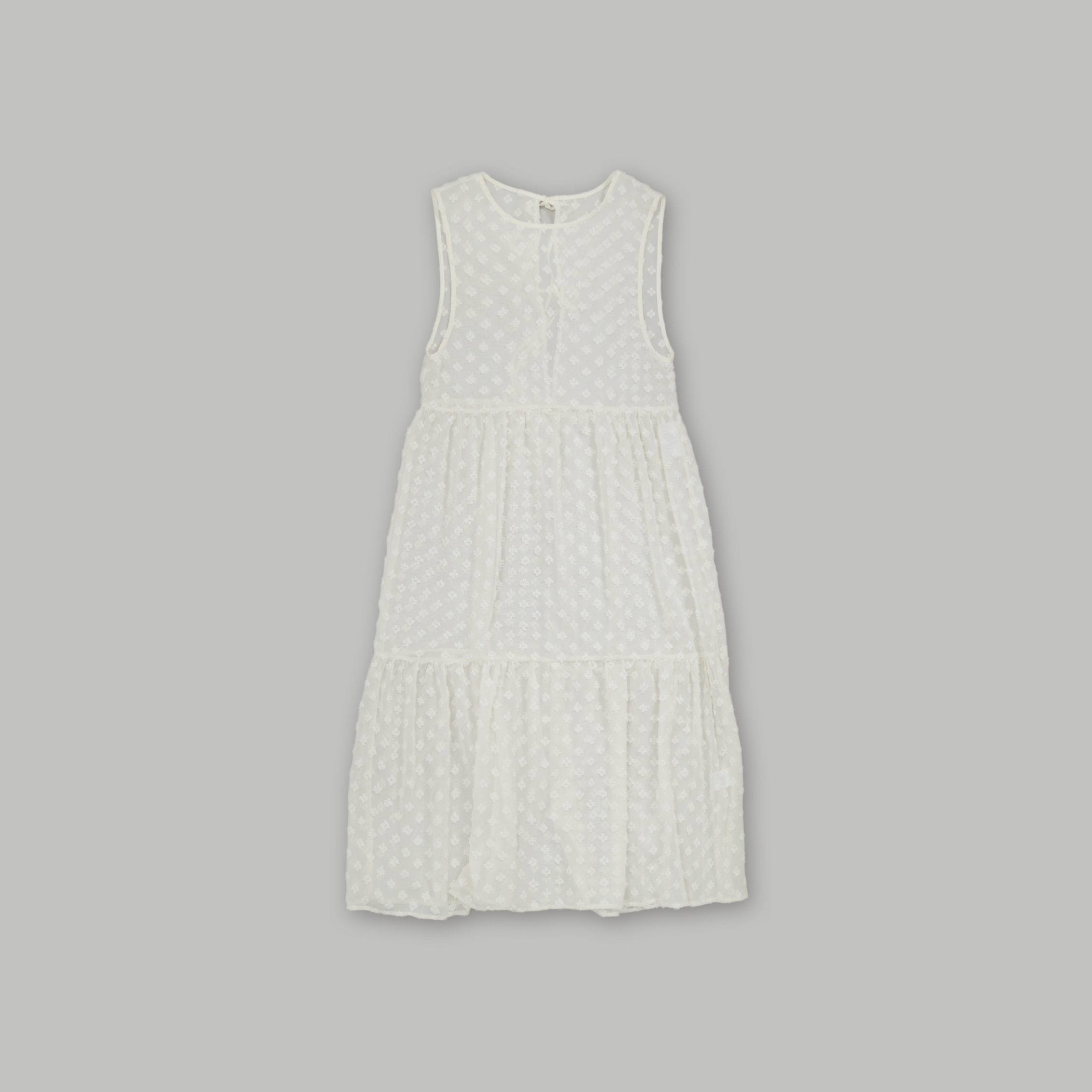 J.P.L. 繫帶植花透紗罩衫洋裝 ╭ 2色 ╮