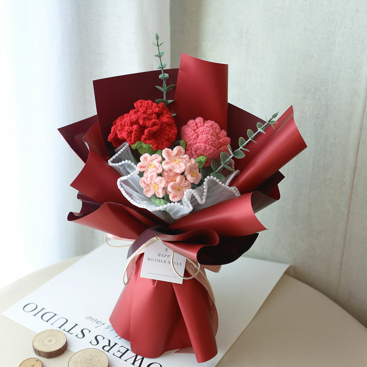 G63｜母親節針織花束