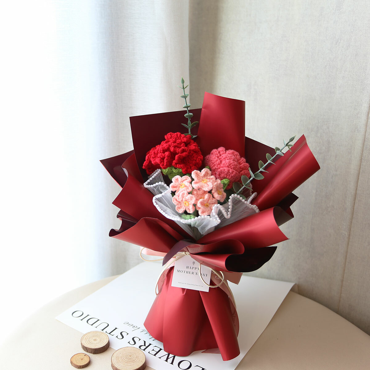 G63｜母親節針織花束