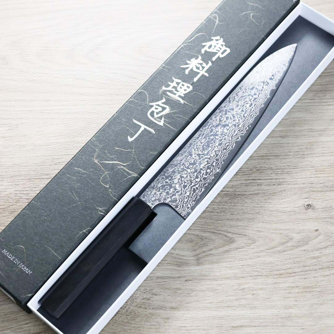 初心x彌氏良寬  銀河 牛刀 240mm ATS34鋼 大馬士革