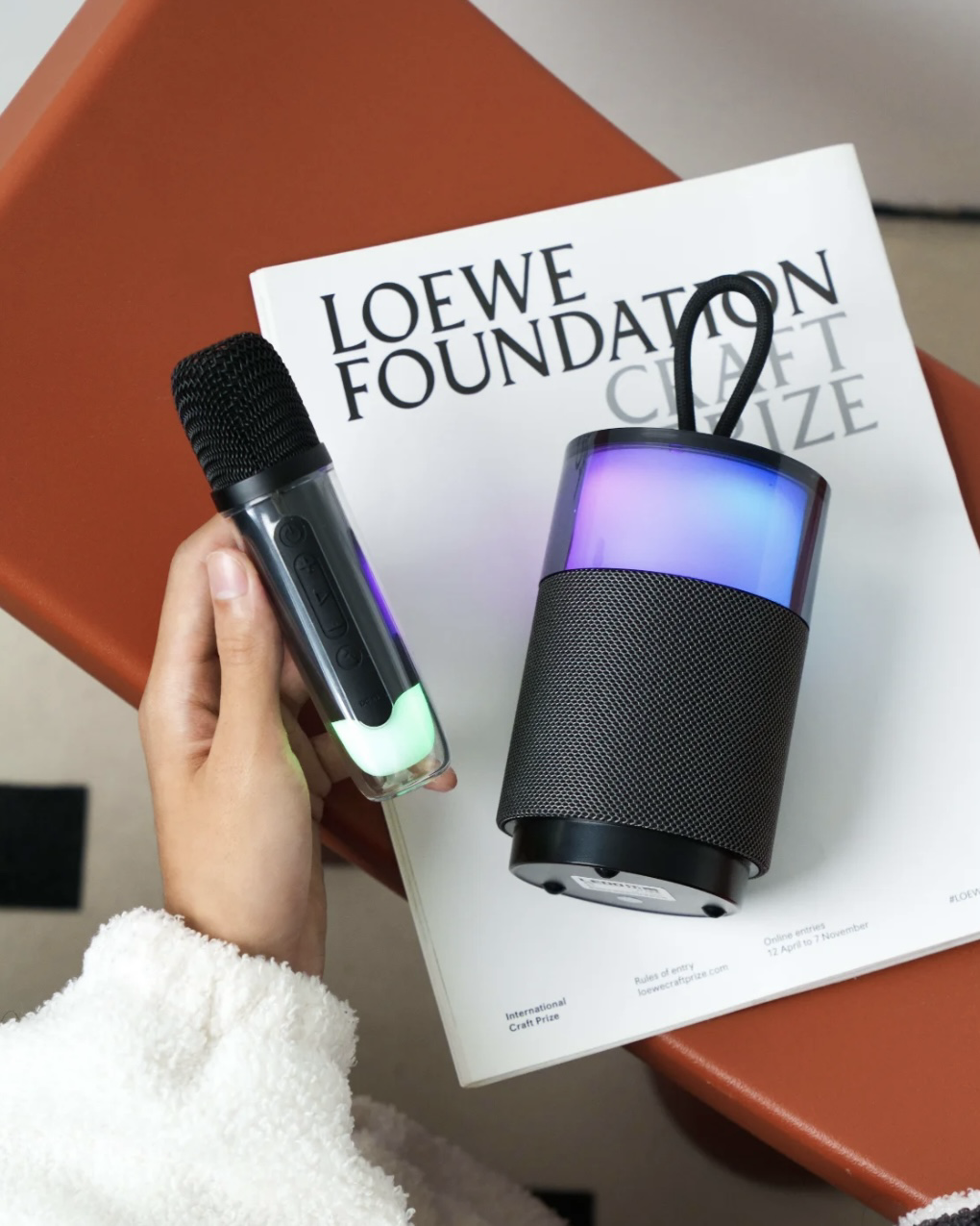 <限時免運>無線KTV歡唱藍芽音響 雙人歡唱 豪華家庭劇院 極光燈效