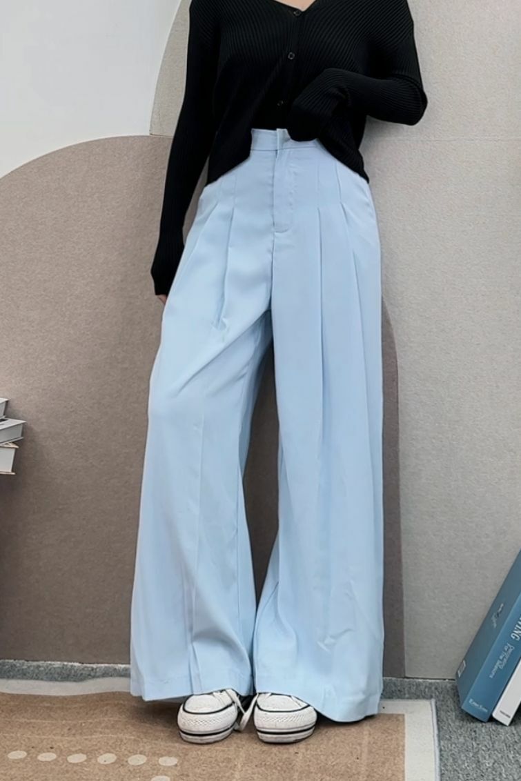 PANTS#5857 🤍扇形布西褲