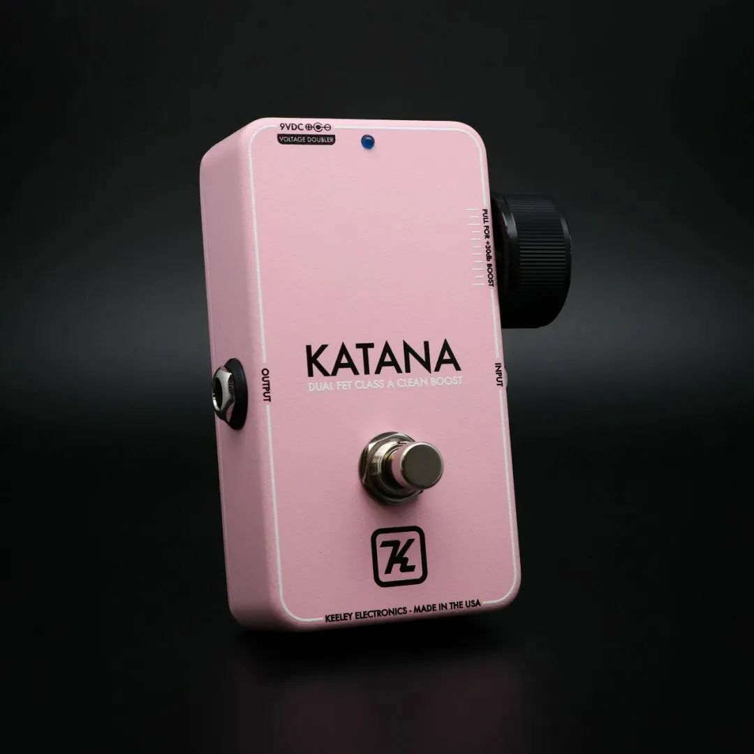 Keeley Katana Clean Booster - Shell Pink Edition