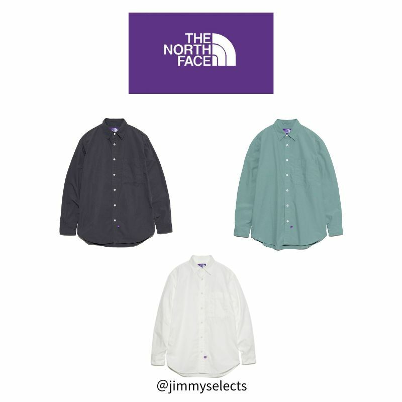 The north face 常規領田間襯衫  北臉 日本紫標