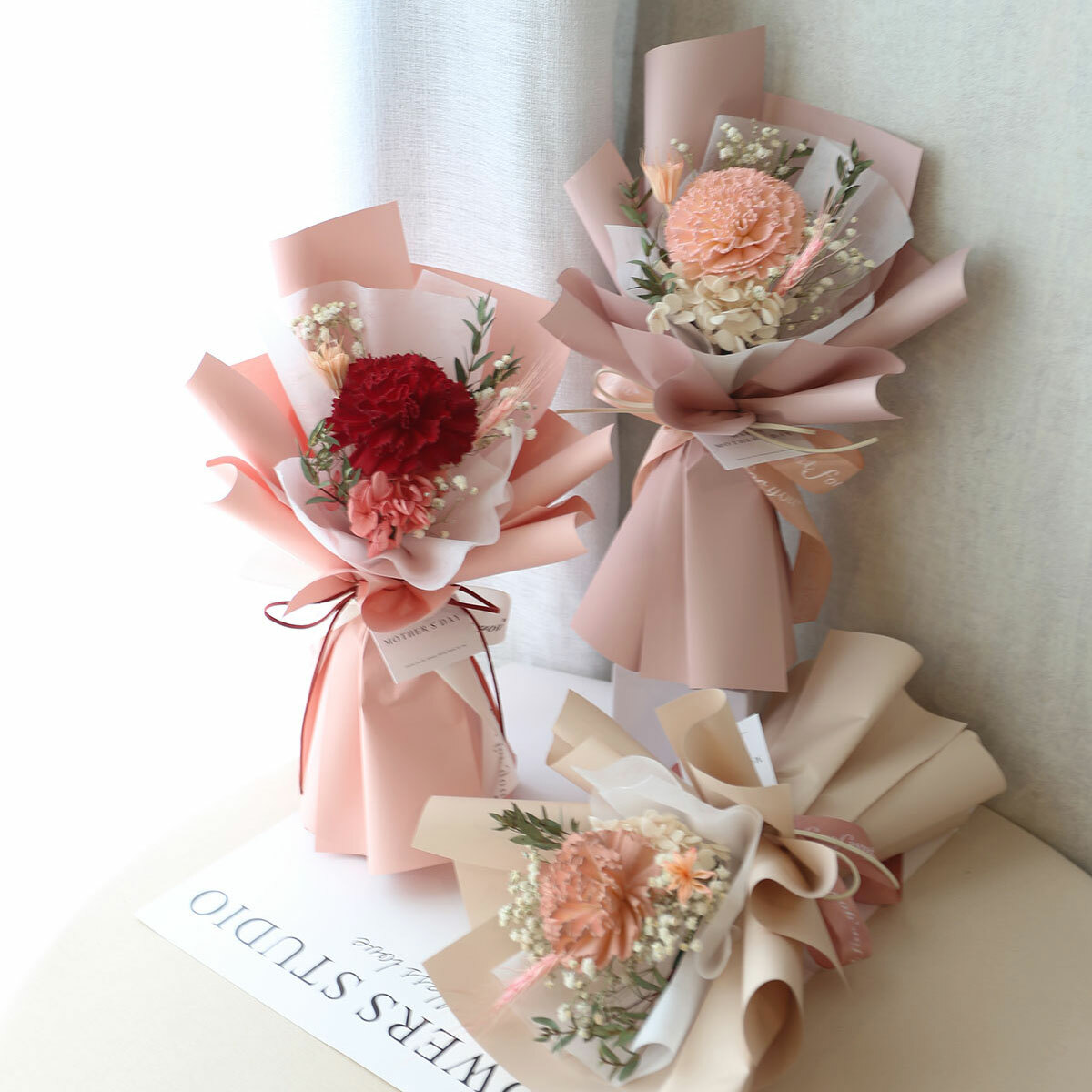 G05｜索拉康乃馨花束