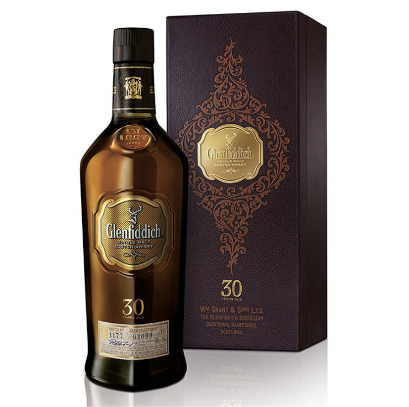 Glenfiddich 30 Year Old Single Malt Scotch Whisky