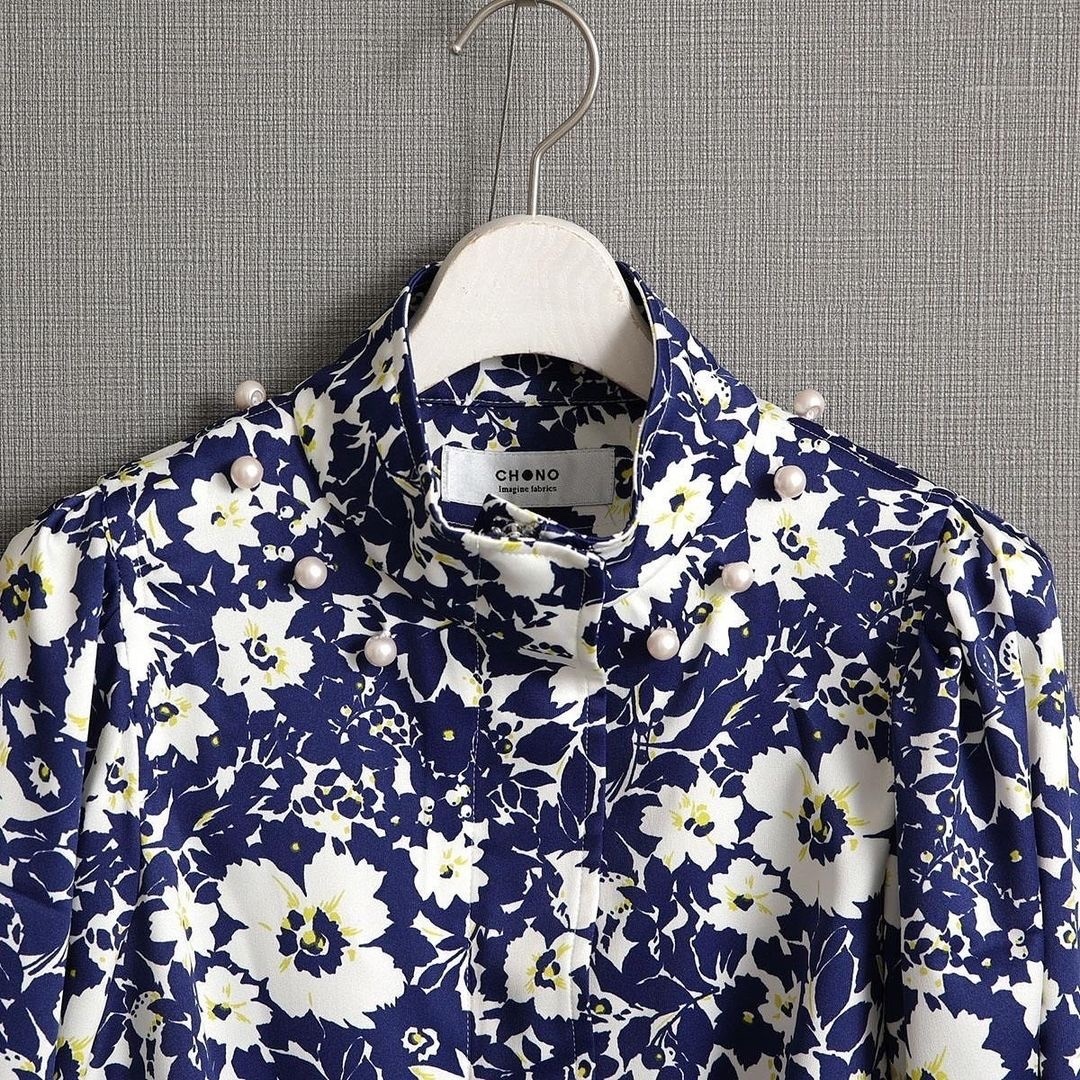 花布款設計師短外套