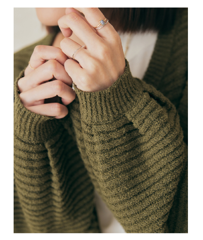 許許兒針織泡芙袖袖口細節