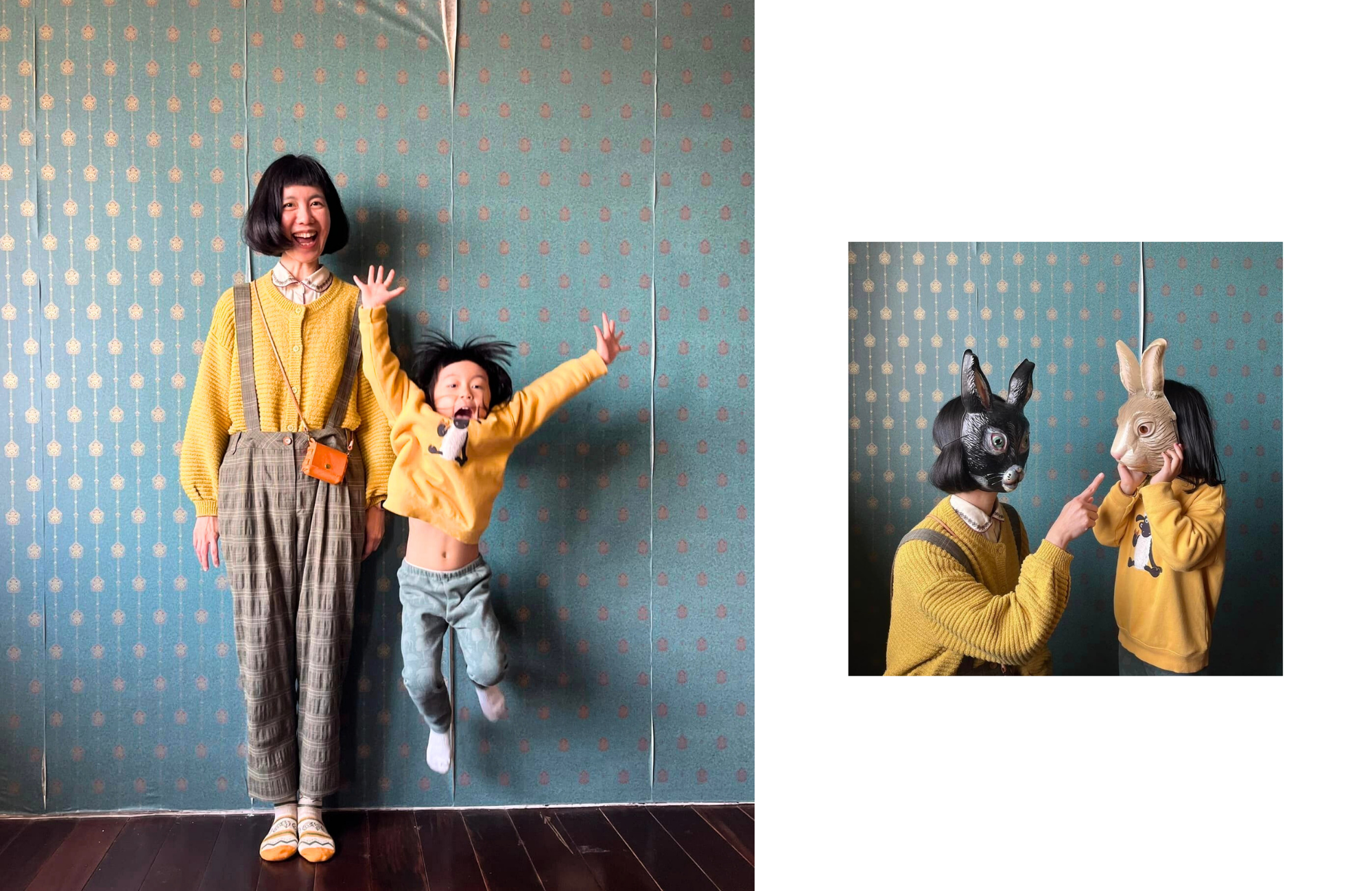 和孩子一起裝扮成故事裡的角色吧！許許兒的色彩明亮的令人喜歡