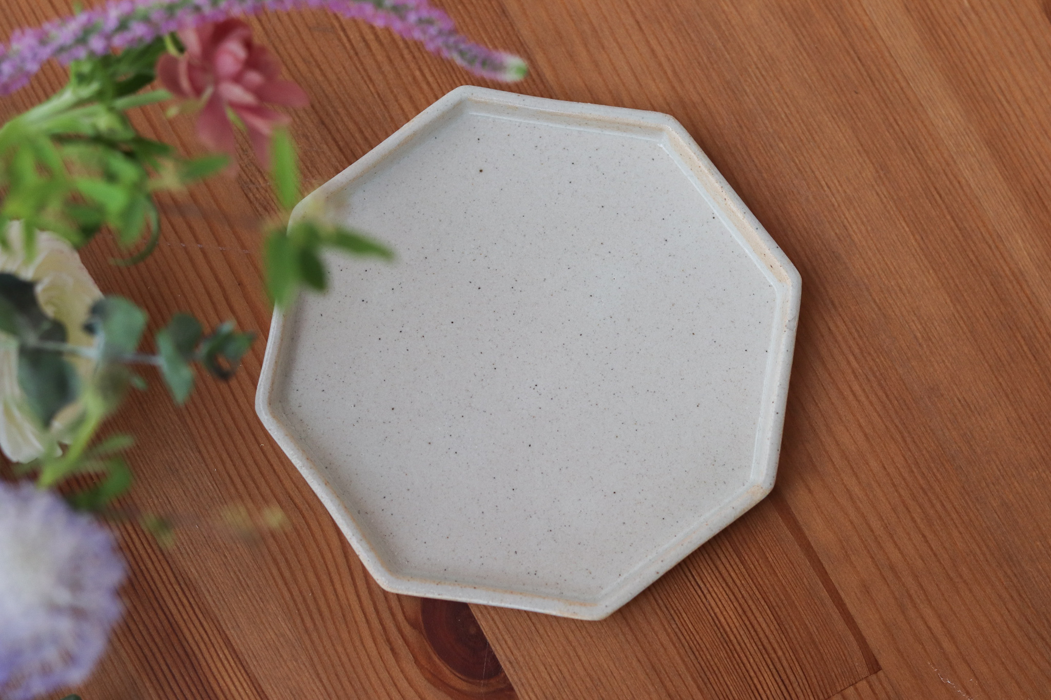 日本 美濃燒 SAKUZAN 作山窯 八角皿