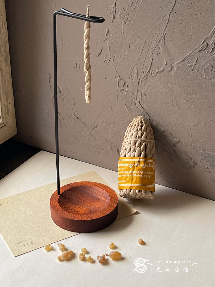 尼泊爾繩香ropeincense 乳香 frankincense 淨化 鎮靜 放鬆 -光之薩滿