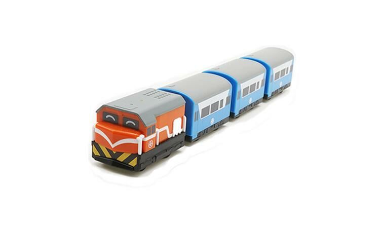 鐵支路 QV007T2 R100 (橘) 復興號列車 迴力車