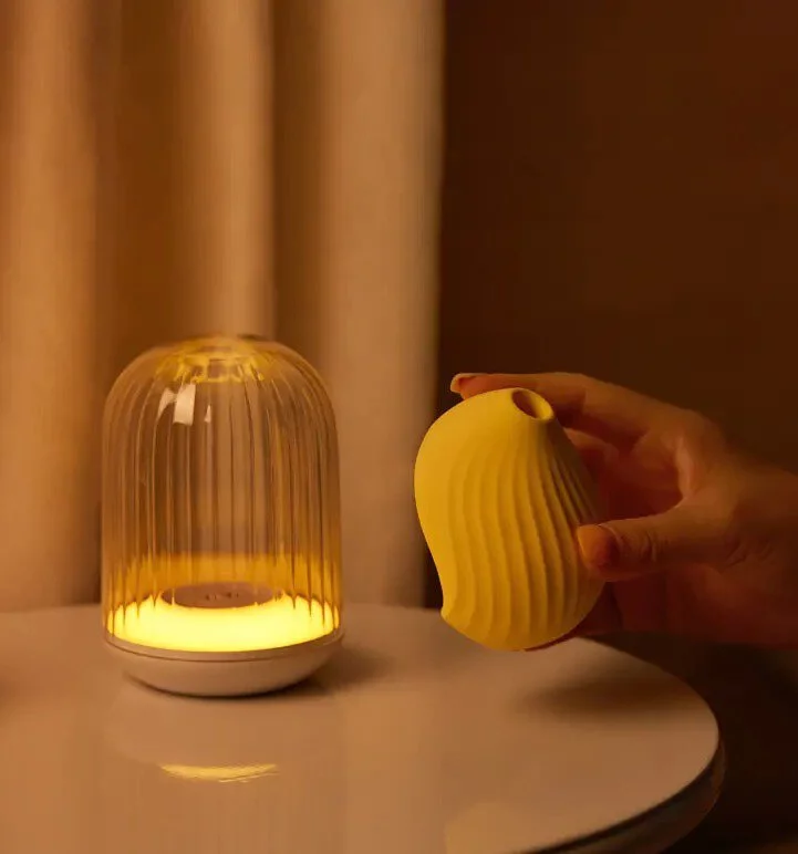 OSUGA 大人糖: 逗豆鳥｜吸啜震動器 / 小夜燈(檸檬黃/薄荷綠/蜜桃粉)