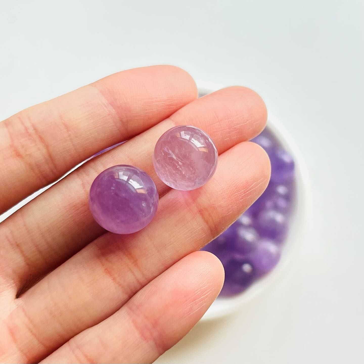 [原石] 紫水晶 水晶小球