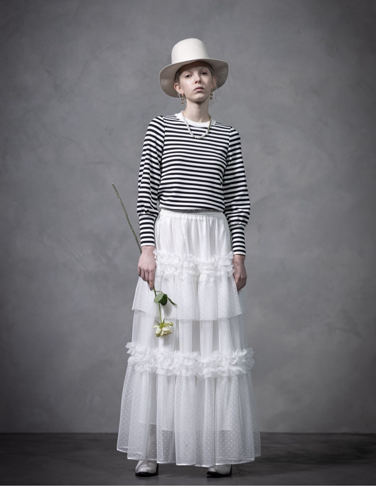 設計師袖釦針織上衣