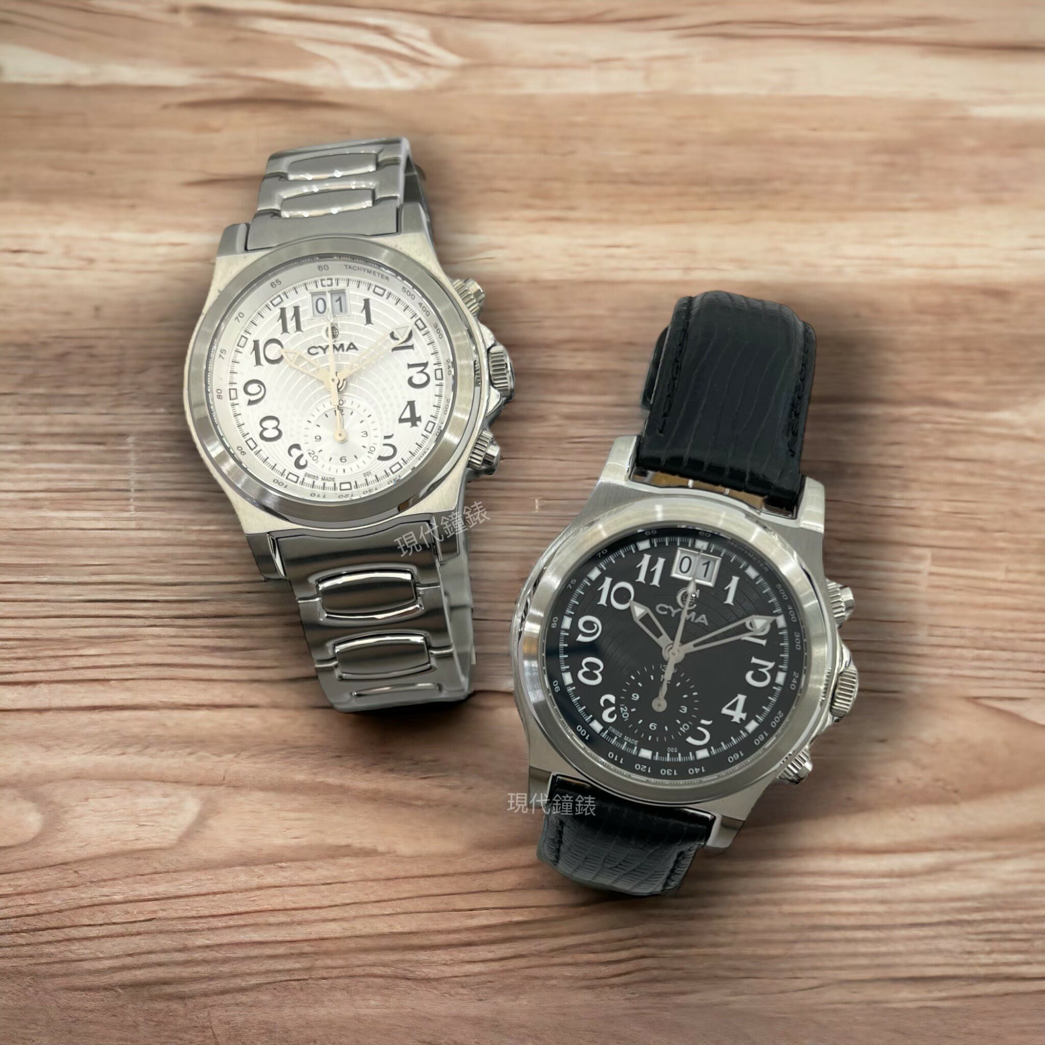 【CYMA】秀氣鋼帶腕錶 02-0380-001 現代鐘錶